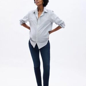 GAP Maternity Skinny Jeans Dark Indigo Full Panel